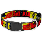 Plastic Clip Collar - Classic BATMAN Issue #1 Robin & Batman Cover Pose Yellow/Red