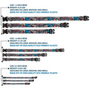 Plastic Clip Collar - CAPTAIN AMERICA 2-Poses/Comic Blocks Grays/Red/White/Blue