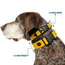 Plastic Clip Collar - Reverse Flash Logo Golden Yellow/Black/Red