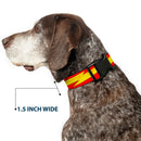 Plastic Clip Collar - The Flash Bolt Stripe Reds/Yellows