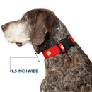 Plastic Clip Collar - DC League of Super-Pets Flash Bolt Logo Red/Yellow/White