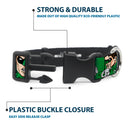 Plastic Clip Collar - Green Lantern Green Glow w/Text