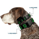 Plastic Clip Collar - Green Lantern Logo Black/Green