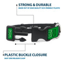 Plastic Clip Collar - Green Lantern Logo Green/White