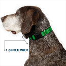 Plastic Clip Collar - Green Lantern Logo Green/White