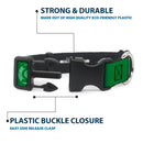 Plastic Clip Collar - Green Lantern Logo Weathered Greens