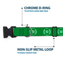 Plastic Clip Collar - Green Lantern Logo Weathered Greens