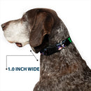 Plastic Clip Collar - THE RIDDLER/Face CLOSE-UP Black/Green