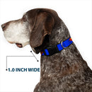 Plastic Clip Collar - Superman Shield Blue