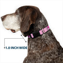 Plastic Clip Collar - Superman Shield Pink