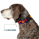 Plastic Clip Collar - Superman Shield w/Cape