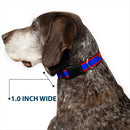 Plastic Clip Collar - Superman Shield/Stripe Red/Blue