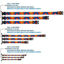 Plastic Clip Collar - Superman Shield CLOSE-UP Blue/Red/Yellow