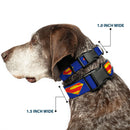 Plastic Clip Collar - DC League of Super-Pets Superman Shield Logo Blue/Red/Yellow