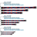 Plastic Clip Collar - SPIDER-MAN 3-Action Poses/Bricks/Stripe Blues/Red/White