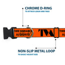 Plastic Clip Collar - Loki Series TVA TIME VARIANCE AUTHORITY Text Orange/Black