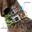 Batman Black/Silver Seatbelt Buckle Collar - BATGIRL-IS SHE HERO OR VILLAIN? w/Batgirl in Action