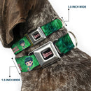 THE APOTHECARY DIARIES Title Logo Full Color Black/Red/White Seatbelt Buckle Collar - THE APOTHECARY DIARIES Maomao Grinding Pose and Title Logo Greens