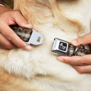 Dog Bone Seatbelt Buckle Collar - Snake Skin 2