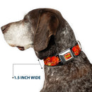 Dog Collar FLJ-THE FLASH Charge - THE FLASH Super Charged Running Pose