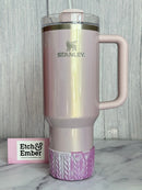 Laura’s Pretty Purple REMIX MACRAME Tumbler Boot