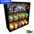 CLASSIC BLACK - Display Case for Funko Pops, Wall Mountable & Stackable Toy Shelf (Cardboard)