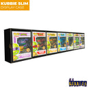 KUBBIE SLIM BLACK (1x7) - In Box Display Case for Funko Pops, Wall Mountable & Stackable Pop Shelf (Cardboard)