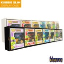 KUBBIE SLIM BLACK (1x7) - In Box Display Case for Funko Pops, Wall Mountable & Stackable Pop Shelf (Cardboard)