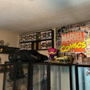 KUBBIE SLIM BLACK (1x7) - In Box Display Case for Funko Pops, Wall Mountable & Stackable Pop Shelf (Cardboard)