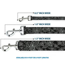 Dog Leash - BD Logo Scattered Black/Gray