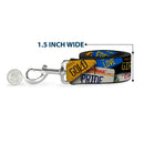 Dog Leash - Cali License Plates Stacked