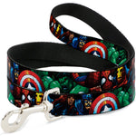 Dog Leash - Marvel Universe Superheroes Stacked