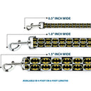 Dog Leash - Batman Shield Checkers
