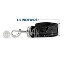 Dog Leash - BATMAN w/Bat Signals & Flying Bats Black/White