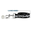 Dog Leash - Batman Action Verbiage Black/White