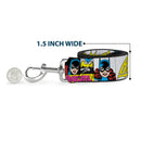 Dog Leash - BATGIRL Panels Yellow/Pink