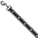 Dog Leash - Bat Signal-5 Black/Gray/Black
