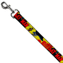 Dog Leash - Classic BATMAN Issue #1 Robin & Batman Cover Pose Yellow/Red
