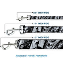 Dog Leash - Batman Hush Pose Sketches Black/White