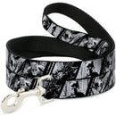 Dog Leash - Batman Hush Pose Sketches Black/White