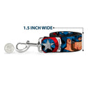 Dog Leash - Captain America Face Turns/Shield CLOSE-UP
