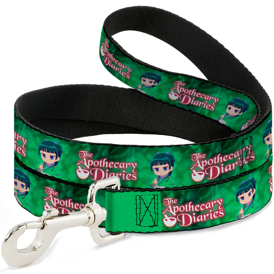 Dog Leash - THE APOTHECARY DIARIES Maomao Grinding Pose and Title Logo Greens