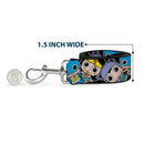 Dog Leash - DC Mini Group Stacked Black