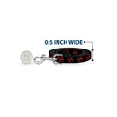 Dog Leash - Deadpool Logo2 Black/Red/White