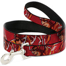 Dog Leash - The Flash 2023 2-Poses Close-Up Reds