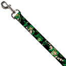 Dog Leash - GREEN ARROW Action Poses Targets Black Greens