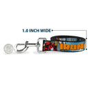 Dog Leash - IRON MAN w/Avengers Logo Cityscape