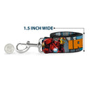 Dog Leash - IRON MAN w/Avengers Logo Cityscape