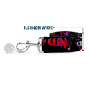 Dog Leash - HARLEY QUINN Bomb Poses/Suits Black/Purple/Red