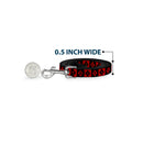 Dog Leash - Harley Quinn Diamond Blocks Red/Black Black/Red